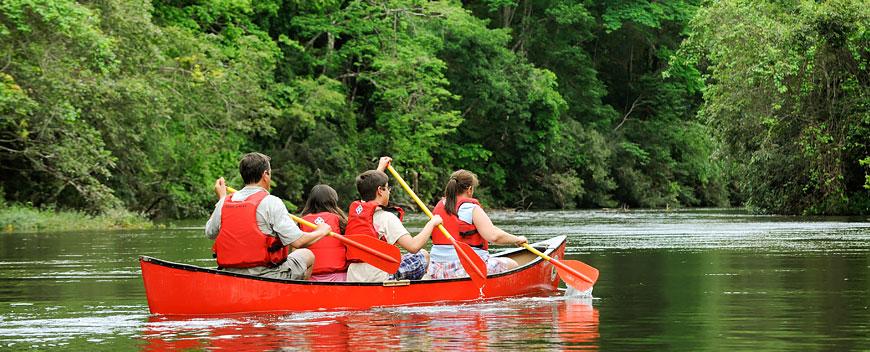 belize family vacation packages eco kids canoeing