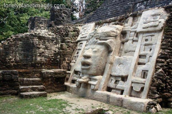 Lamanai Maya ruins in orange walk Belize