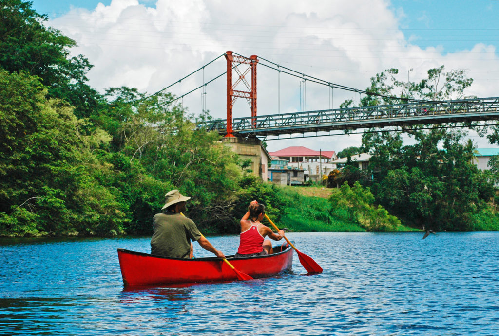 Canoeing-in-Belize-River-Hawksworth-Bridge