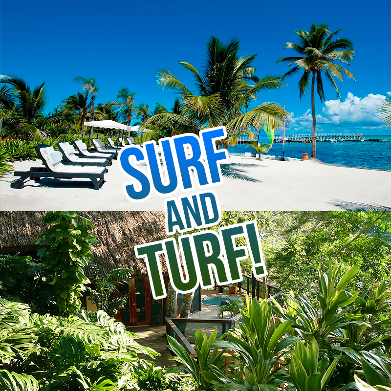 Enjoy a Belize Surf and Turf Vacation in the Central American Country!