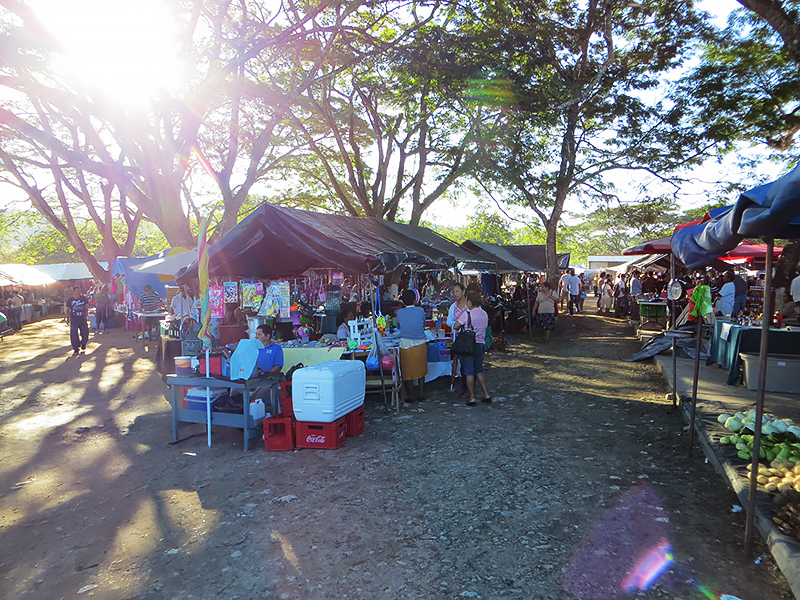 Hundreds of Stalls at Market Day in San Ignacio
