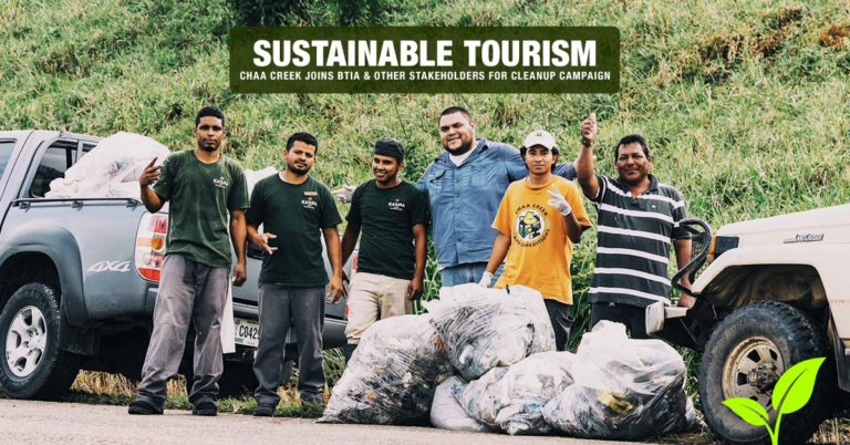 belize sustainable tourism cleanup campaign header