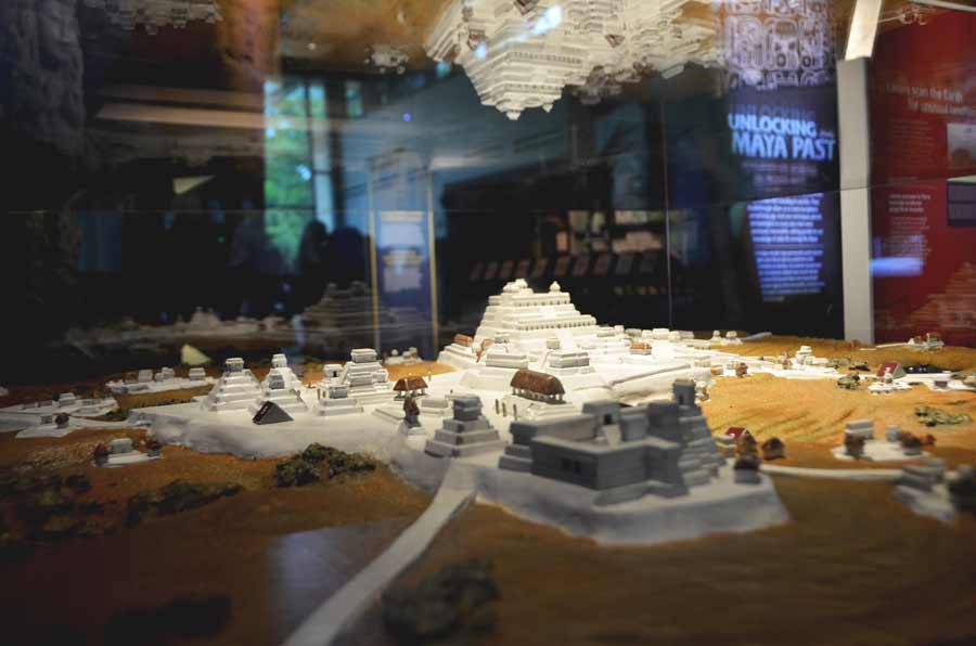 Belize maya display at USA museum 2018