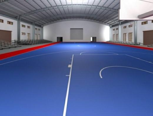 San Ignacio Belize Community Center Basketball Court