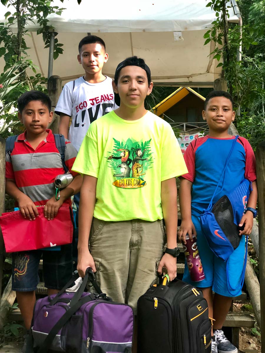 Eco Kids summer camp 2018 kick off boys