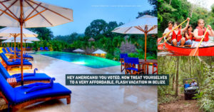 US elections rewards with belize vacation at chaa creek
