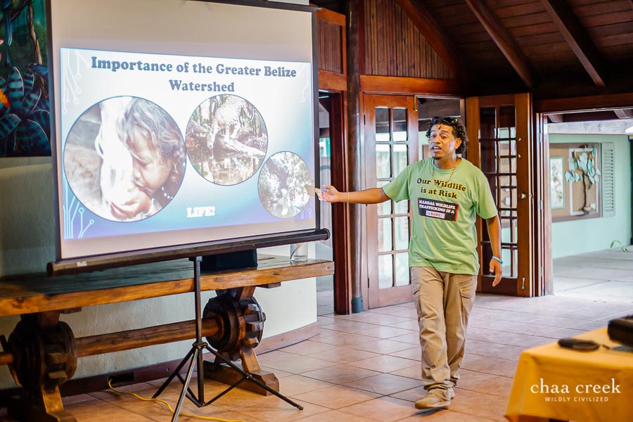eco kids summer camp 2019 day 6 explaining about belize water sources