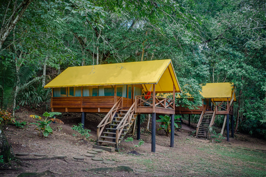 belize rainforest retreat at chaa creek eco pods exterior