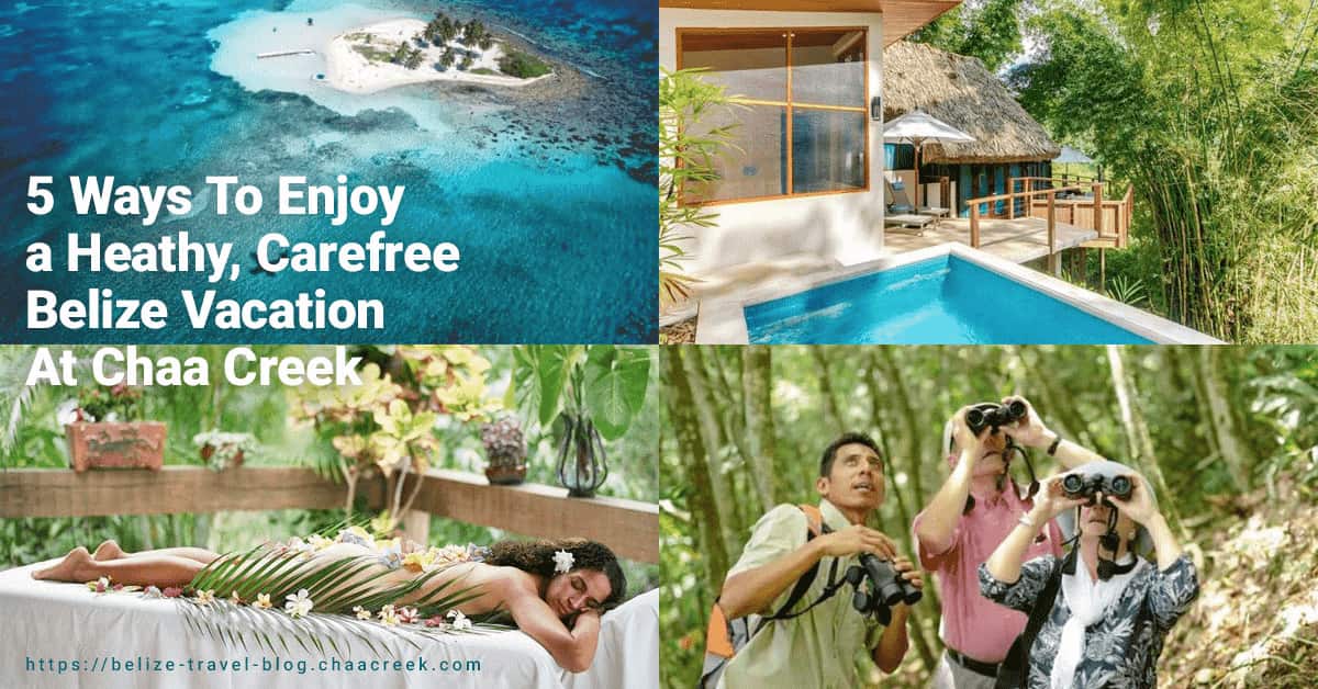 5 ways to enjoy a heathy carefree belize vacation at chaa creek