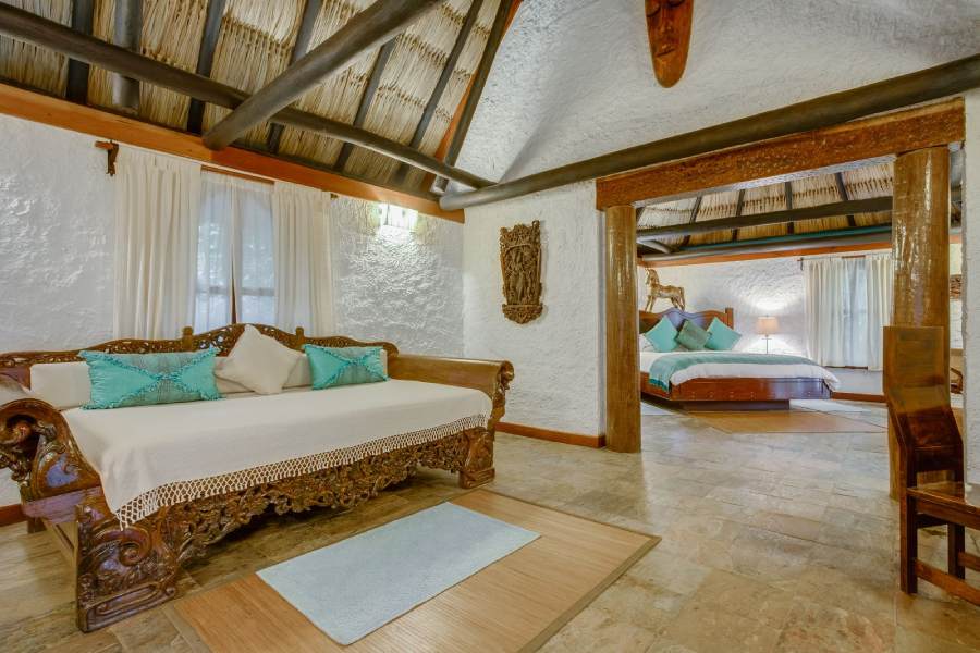 photo of the macal river view suite accommodation interior at chaa creek resort