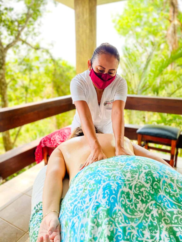 Massage at Chaa Creek Belize Spa