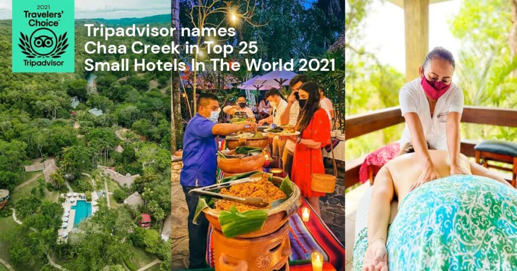 tripadvisor top 25 small hotels 2021 chaa creek belize jungle resort featured