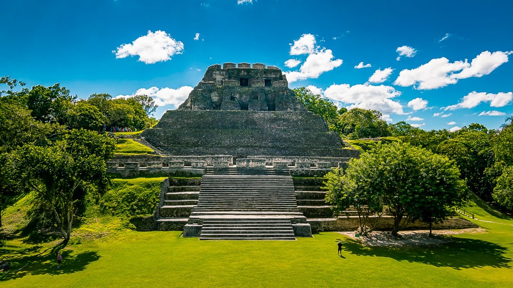 Xunantunich Mayan Ruins Panorama photo