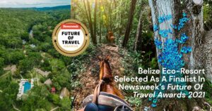 future of travel awards 2021 finalist chaa creek resort newsweek cover