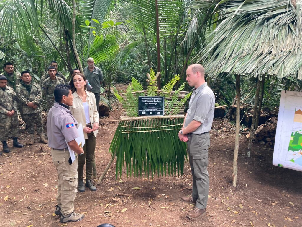 Earlier today William and Kate were taken on a survival masterclass learning how to catch and kill a monkey and turkey deep in the Belize jungle. 