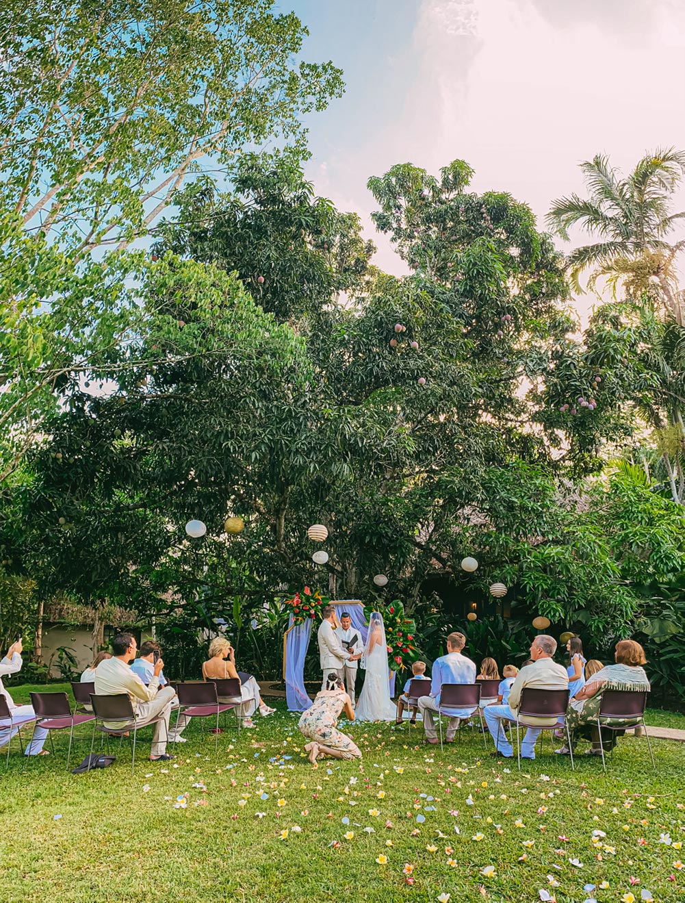 intimate small wedding venue in belize at chaa creek