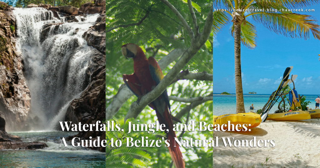 belize waterfalls beaches jungle
