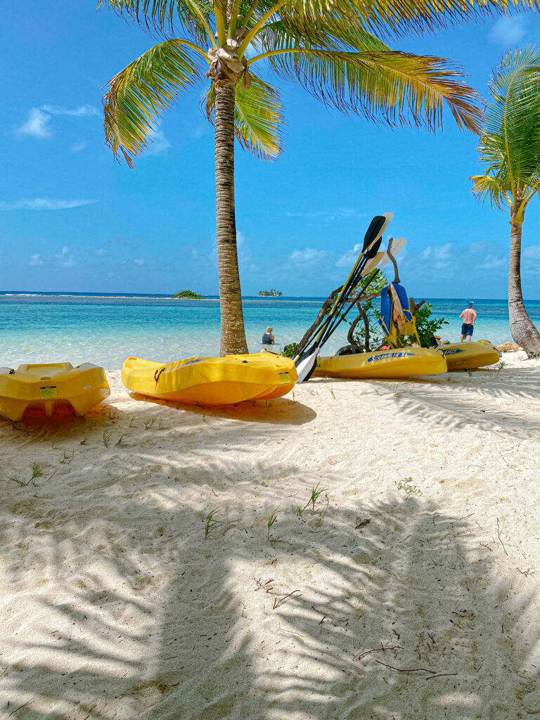 south water Caye Belize vacation 