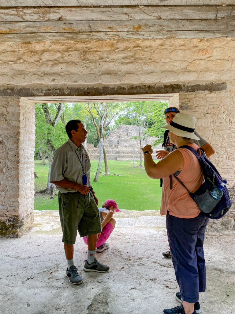 Temples at Caracol Belize 