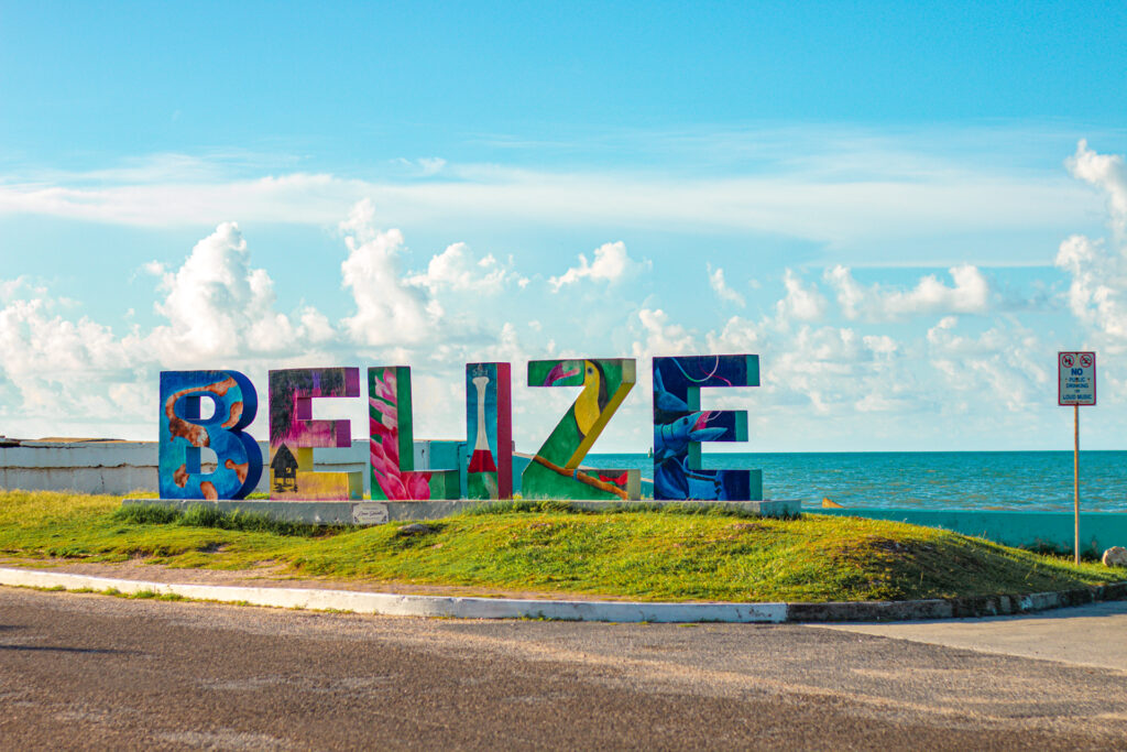 Belize City Sign Travel Belize 