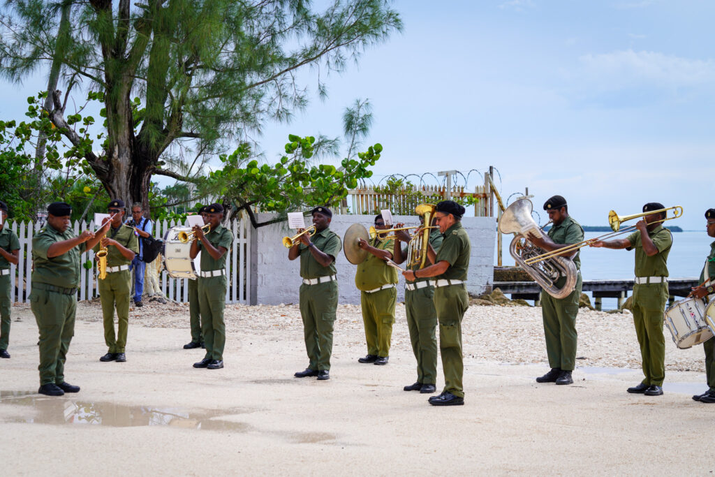 Belize Military display 