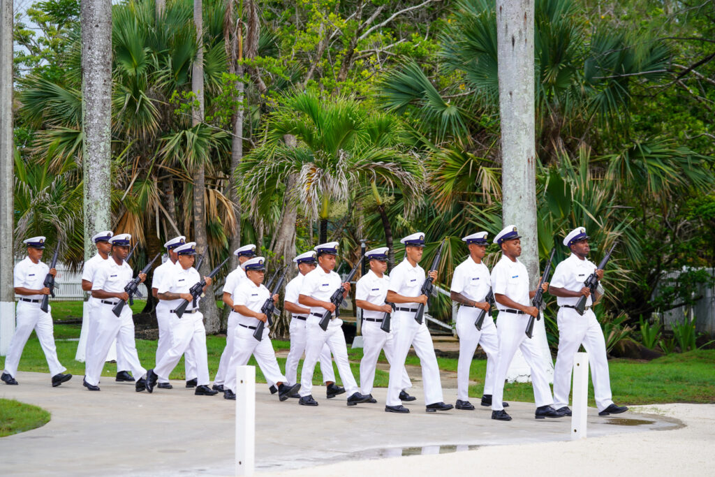 Belize Miltary display 