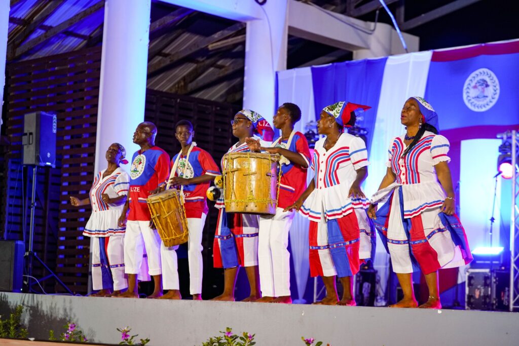 Culture music during patriotic Celebrations Belize 